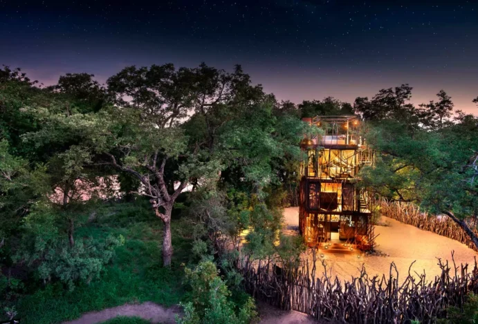 Ngala Tree house, lodge com incrível vista das estrelas