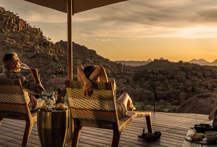 Chiwani Safari Camps em Damaraland, Namíbia